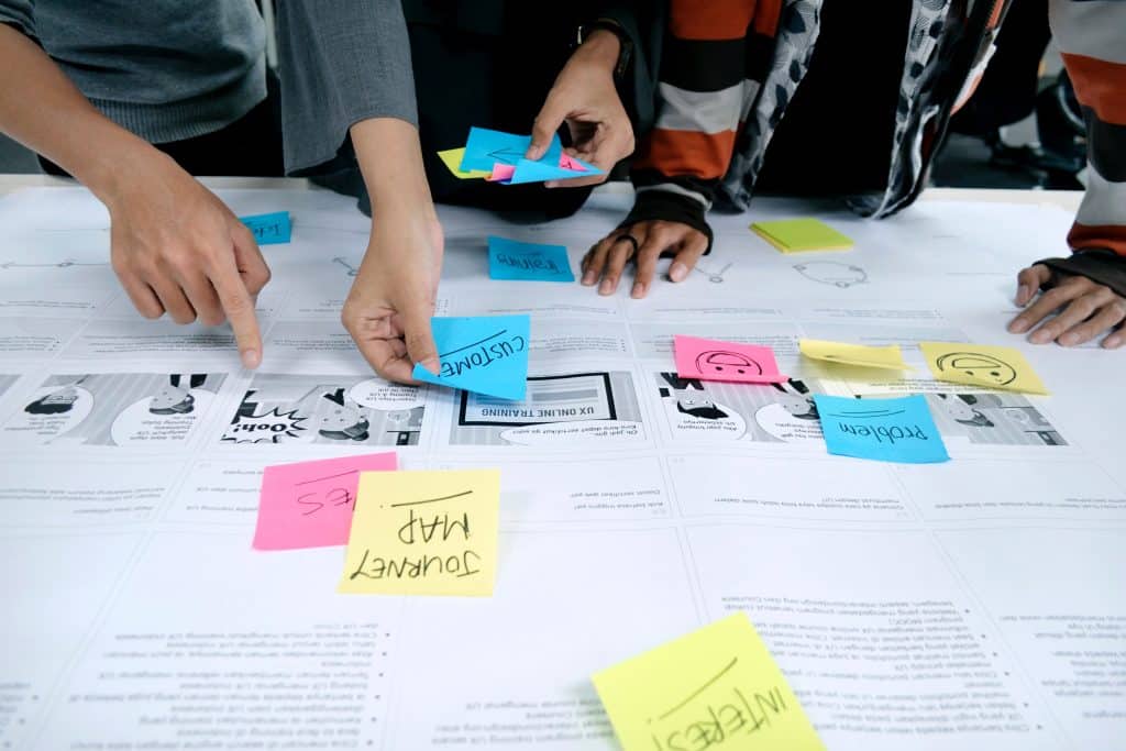 People doing user experience research 